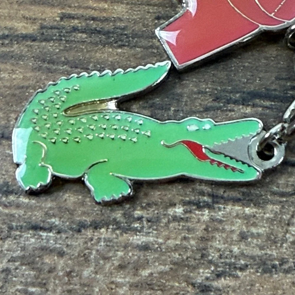 Lacoste Nordstrom TBD Enamel Charm Keychain Multicolor 5pc
